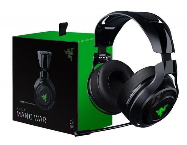 Headset Gamer Man Owar Wireless Com Microfone - Razer Menor preço em Headset Gamer Man Owar Wireless Com Microfone - Razer