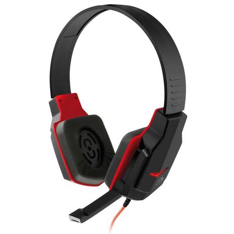 Headset Gamer Multilaser Earpad de Silicone P2 Preto e Vermelho PH073 Menor preço em Headset Gamer Multilaser Earpad de Silicone P2 Preto e Vermelho PH073