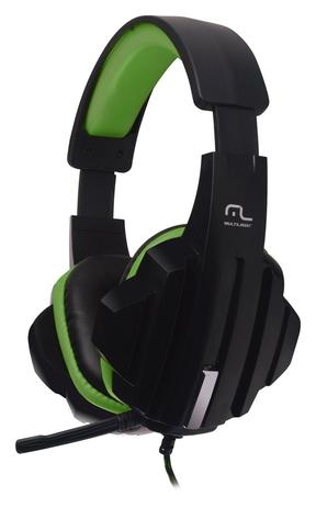 Headset Gamer Multilaser P2 Preto e Verde PH123 Menor preço em Headset Gamer Multilaser P2 Preto e Verde PH123