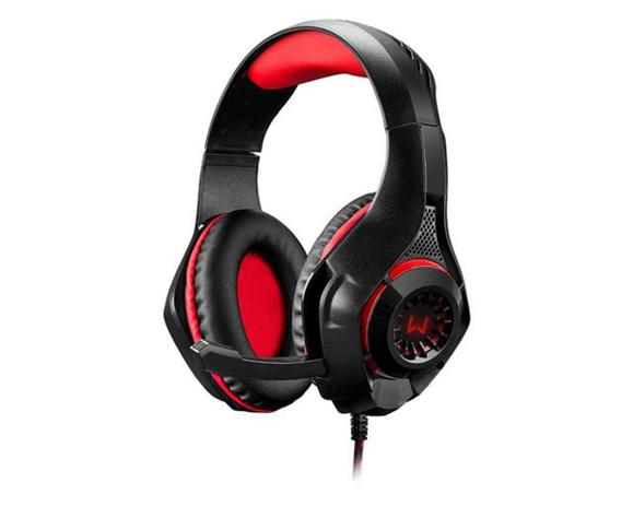 Fone Gamer Headset Multilaser Warrior PH101 P2 Stereo Preto com Vermelho em  Promoção | Ofertas na Americanas