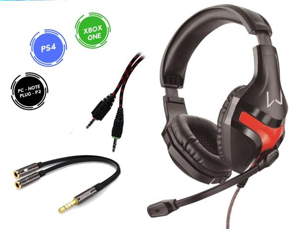 Headset Gamer P Ps4 Xbox One Pc Notebook Multilaser Ph101 Fone