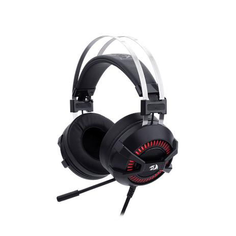 Headset Gamer Redragon BIO P2 Preto c/ Vermelho H801 Menor preço em Headset Gamer Redragon BIO P2 Preto c/ Vermelho H801