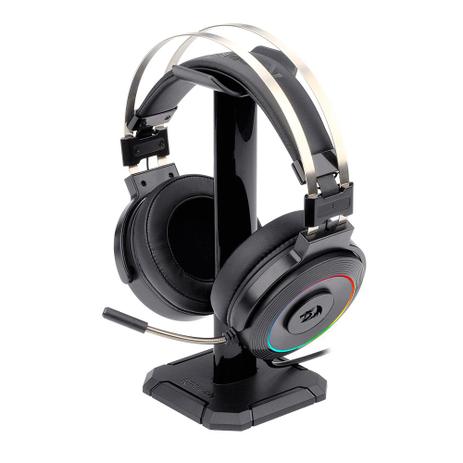 Headset Gamer Redragon Lamia RGB Preto USB Com Microfone e Suporte para Headset - H320RGB é boa?