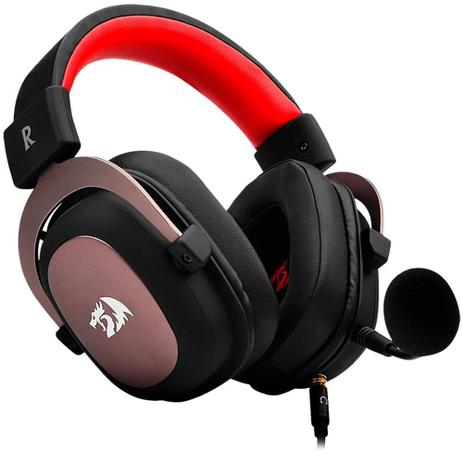 Headset Gamer Redragon Zeus 2 Mic Destacável 7.1 Surround Preto - H510-1 -  Headset Gamer - Magazine Luiza