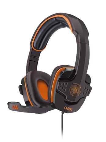 Headset Gamer Target USB Preto c/ Laranja HS203 Oex Game Menor preço em Headset Gamer Target USB Preto c/ Laranja HS203 Oex Game