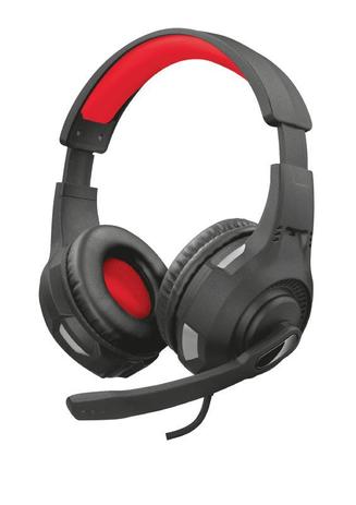 Headset Gamer Trust GXT 307 Ravu Preto e Vermelho Menor preço em Headset Gamer Trust GXT 307 Ravu Preto e Vermelho