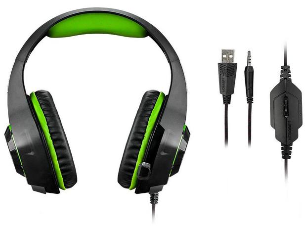 Headset Gamer Warrior Rama PH299 para PC - Xbox One e PS4 P2 Verde -  Headset Gamer - Magazine Luiza