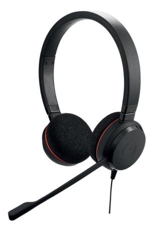 Headset Jabra Evolve 20 Ms Stereo Black Menor preço em Headset Jabra Evolve 20 Ms Stereo Black