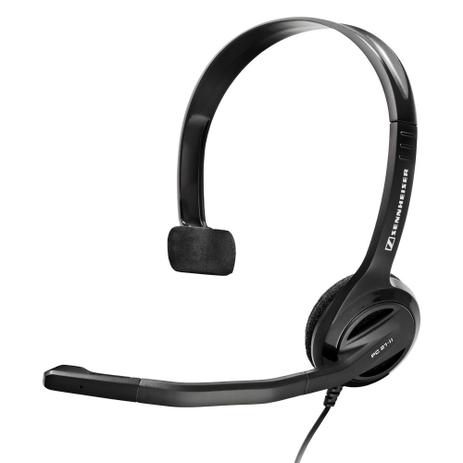 Headset leve unilateral para VOIP com microfone e cancelador de ruído - Sennheiser Menor preço em Headset leve unilateral para VOIP com microfone e cancelador de ruído - Sennheiser