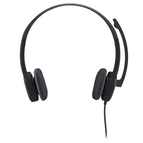 Headset Logitech Estereo Analogico P3 H151 - Preto Menor preço em Headset Logitech Estereo Analogico P3 H151 - Preto