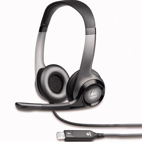 Headset Logitech H390 USB Couro C/ Microfone Menor preço em Headset Logitech H390 USB Couro C/ Microfone