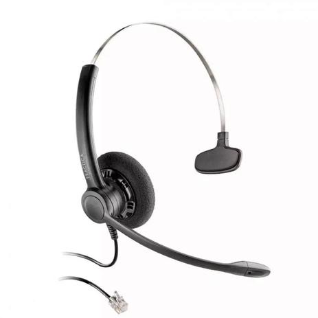 Headset mono rj11 canc. de ruído practica sp11 plantronics Menor preço em Headset mono rj11 canc. de ruído practica sp11 plantronics