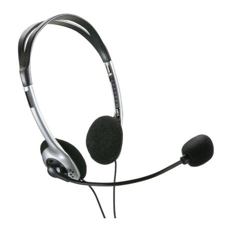 Headset Multilaser Basico Preto P2 Menor preço em Headset Multilaser Basico Preto P2