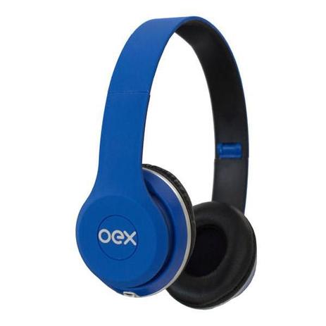 Headset OEX Fluor HS107 - Azul - Shoploko