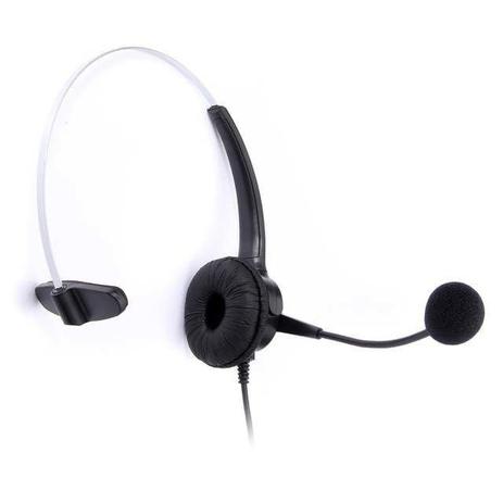 Headset p/ telefone RJ11 4 pinos p/ Call Center Com Fio Telefone RJ11 Mono Fone De Ouvido - Oem Menor preço em Headset p/ telefone RJ11 4 pinos p/ Call Center Com Fio Telefone RJ11 Mono Fone De Ouvido - Oem