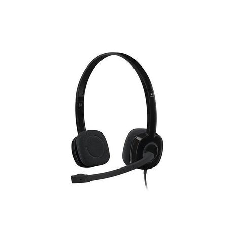 Headset p2 h151 preto logitech Menor preço em Headset p2 h151 preto logitech