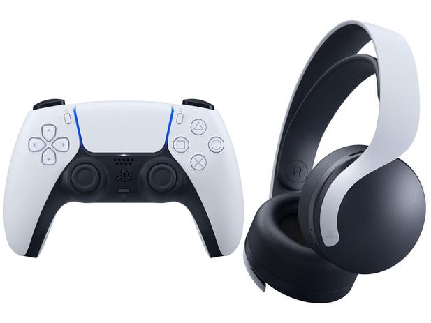 Headset para PS5 Bluetooth Sony - Pulse 3D + Controle Dualsense PlayStation  5 PS5 - Headset - Magazine Luiza
