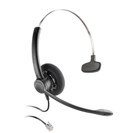 Headset Practica Monoauricular SP11 - Plantronics Menor preço em Headset Practica Monoauricular SP11 - Plantronics