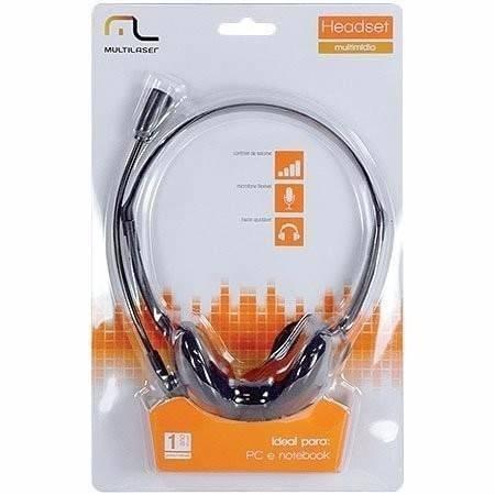 Headset Preto Multimídia Notebook e PC - Multilaser é boa?