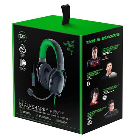 Headset Razer Blackshark V2 X Menor preço em Headset Razer Blackshark V2 X