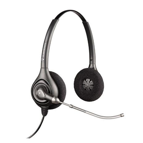 Headset Supra Plus Biauricular HW261 - PLANTRONICS Menor preço em Headset Supra Plus Biauricular HW261 - PLANTRONICS
