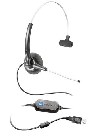 Headset USB Felitron - Stile Compact VoIP Slim Menor preço em Headset USB Felitron - Stile Compact VoIP Slim