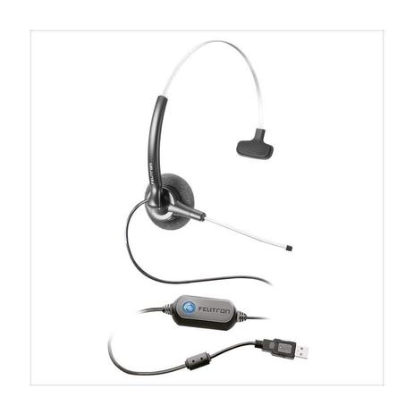 Headset USB Para PC Stile Compact Voip - Felitron Menor preço em Headset USB Para PC Stile Compact Voip - Felitron