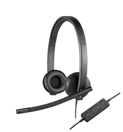 Menor preço em Headset USB Stereo Logitech H570e