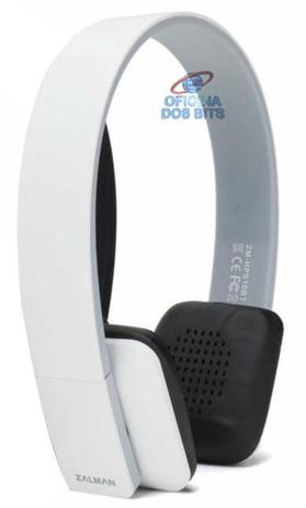Headset Zalman ZM-HPS10BT Bluetooth - Controle de Volume e Audio - Branco Menor preço em Headset Zalman ZM-HPS10BT Bluetooth - Controle de Volume e Audio - Branco