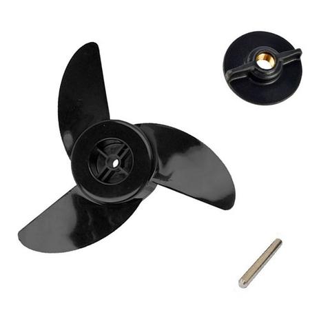 Hélice Motor Elétrico Phantom 44 / 54lb 3 Pás + Porca E Pino - Marine sports Menor preço em Hélice Motor Elétrico Phantom 44 / 54lb 3 Pás + Porca E Pino - Marine sports