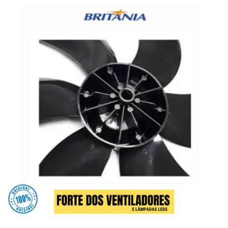 Hélice Ventilador Britania 30cm 6 Pás Bvt 300 Preta Original - Britânia Menor preço em Hélice Ventilador Britania 30cm 6 Pás Bvt 300 Preta Original - Britânia