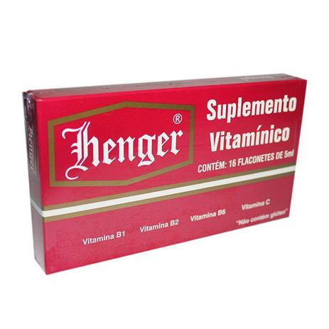 Henger suplemento vitamínico 16 flaco 5ml Menor preço em Henger suplemento vitamínico 16 flaco 5ml
