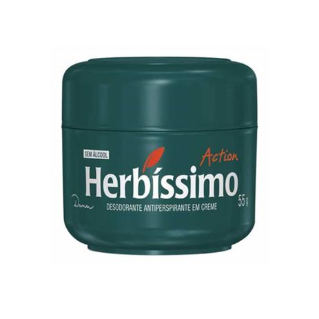 Herbíssimo Action Desodorante Creme 55g Menor preço em Herbíssimo Action Desodorante Creme 55g