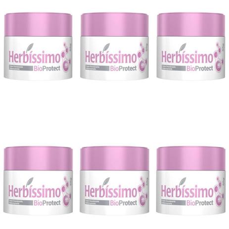 Herbíssimo Bioprotect Hibisco Desodorante Creme 55g (Kit C/06) Menor preço em Herbíssimo Bioprotect Hibisco Desodorante Creme 55g (Kit C/06)