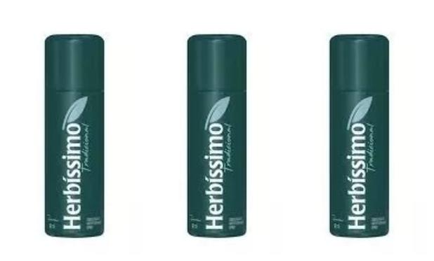 Herbíssimo Tradicional Desodorante Spray 90ml (Kit C/03) Menor preço em Herbíssimo Tradicional Desodorante Spray 90ml (Kit C/03)