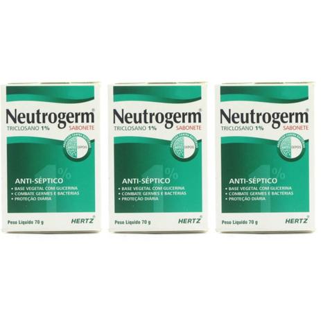 Hertz Neutrogerm 0,1 Sabonete Em Barra 70g (Kit C/03) Menor preço em Hertz Neutrogerm 0,1 Sabonete Em Barra 70g (Kit C/03)
