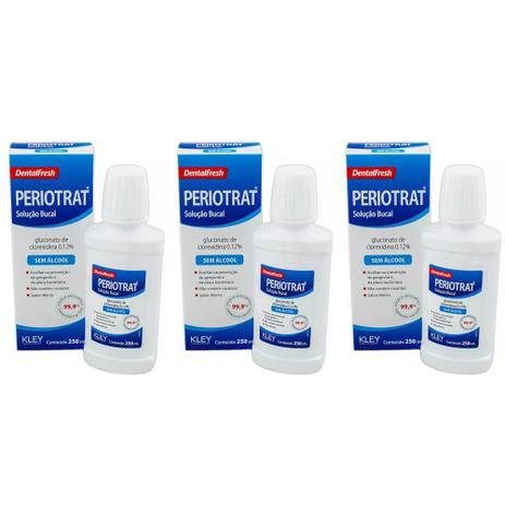 Hertz Periotrat Menta S/ Álcool Enxaguante Bucal 250ml (Kit C/03) Menor preço em Hertz Periotrat Menta S/ Álcool Enxaguante Bucal 250ml (Kit C/03)