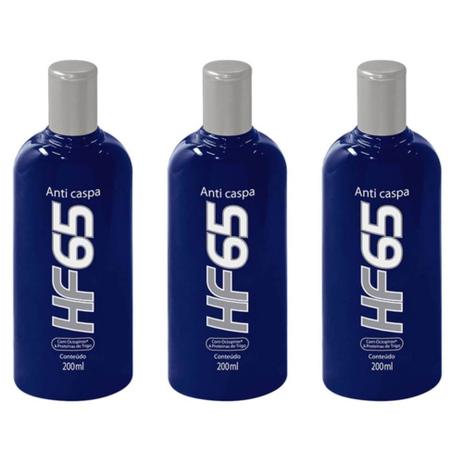 Hf65 Shampoo Anticaspa C/ Colágeno 200ml (Kit C/03) Menor preço em Hf65 Shampoo Anticaspa C/ Colágeno 200ml (Kit C/03)