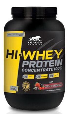 Hi-Whey Protein 100 Concentrate (900g) - Leader Nutrition Menor preço em Hi-Whey Protein 100 Concentrate (900g) - Leader Nutrition