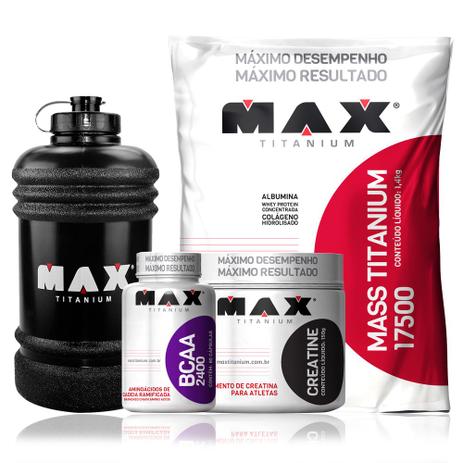 Hiper Calorico + Creatina 150g + Bcaa +  - Max Titanium é boa?