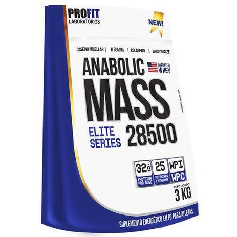 Hipercalórico Anabolic Mass 28500 3kg - Profit Labs é boa?