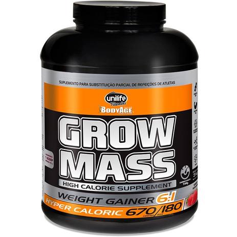 Hipercalórico Grow Mass 3Kg Morango Unilife é boa?