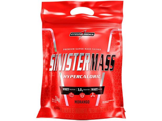 Hipercalórico Integralmédica Sinister Mass - em Pó 3kg Morango Natural é boa?