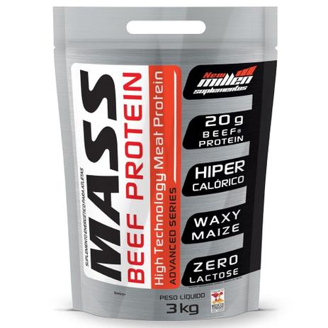 Hipercalórico Mass Beef Protein Advanced Series 3kg - New Millen Menor preço em Hipercalórico Mass Beef Protein Advanced Series 3kg - New Millen
