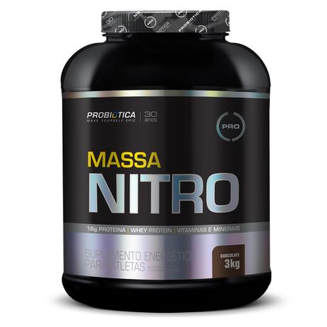 Hipercalórico Massa Nitro 3kg - Probiótica - Probiotica Menor preço em Hipercalórico Massa Nitro 3kg - Probiótica - Probiotica