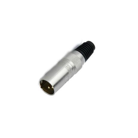 HJH - Conector Xlr Macho de Linha HX082 Menor preço em HJH - Conector Xlr Macho de Linha HX082