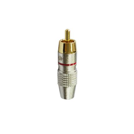 HJH - Plug Conector RCA HR009 V/PT Menor preço em HJH - Plug Conector RCA HR009 V/PT