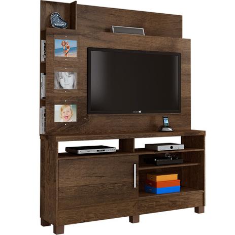 Home para TV de Até 50'' Aporé 3 Prateleiras 1 Porta Cacau JCM Movelaria Menor preço em Home para TV de Até 50'' Aporé 3 Prateleiras 1 Porta Cacau JCM Movelaria