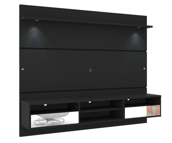 Home Suspenso Angra para TV até 60 polegadas com Espelho e LED Preto - Mirarack Menor preço em Home Suspenso Angra para TV até 60 polegadas com Espelho e LED Preto - Mirarack