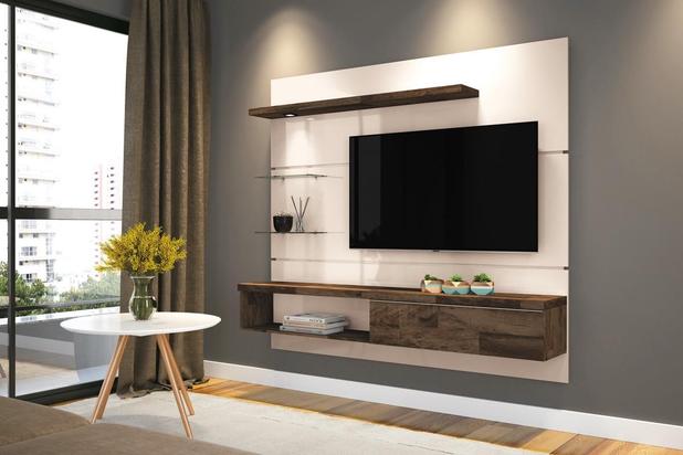 Home Suspenso Ores 1.8 Off White / Deck - HB Móveis Menor preço em Home Suspenso Ores 1.8 Off White / Deck - HB Móveis